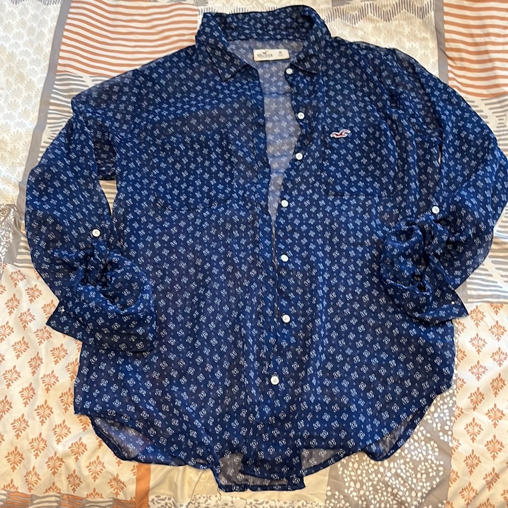 Hollister size medium button up shirt!